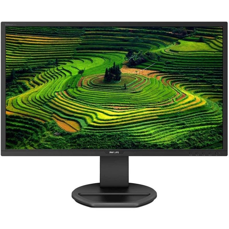 Monitor Profesional Philips 221B8LJEB 21.5"/ Full HD/ Altura Regulable/ Pivotante/ Multimedia/ Negro
