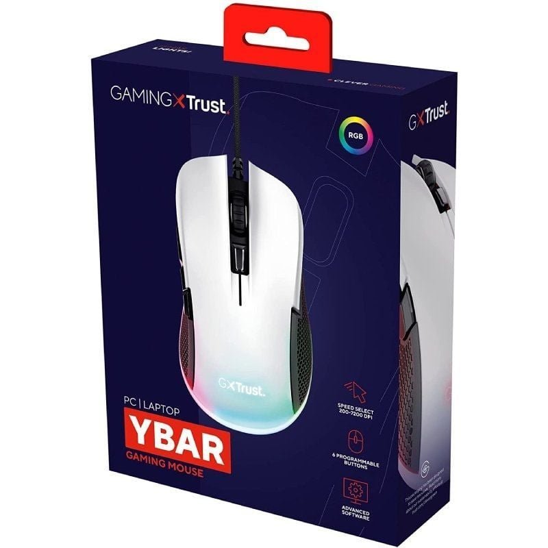 Ratón Gaming Trust Gaming GXT 922 YBAR/ Hasta 7200 DPI - изображение 4