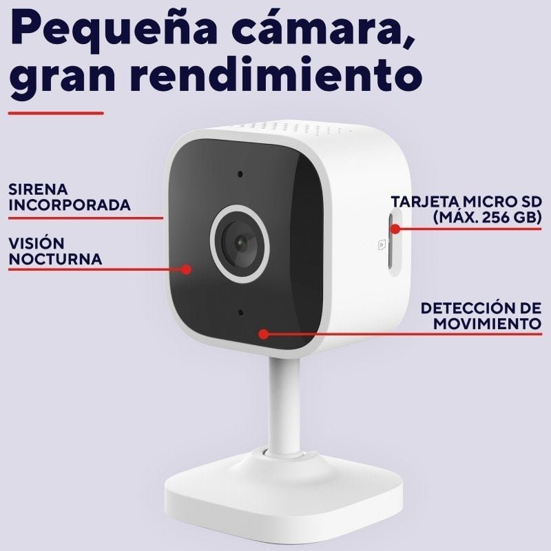 Cámara de Videovigilancia Trust IPCAM-2900/ 93.6º/ Visión Nocturna/ Control desde APP - изображение 4