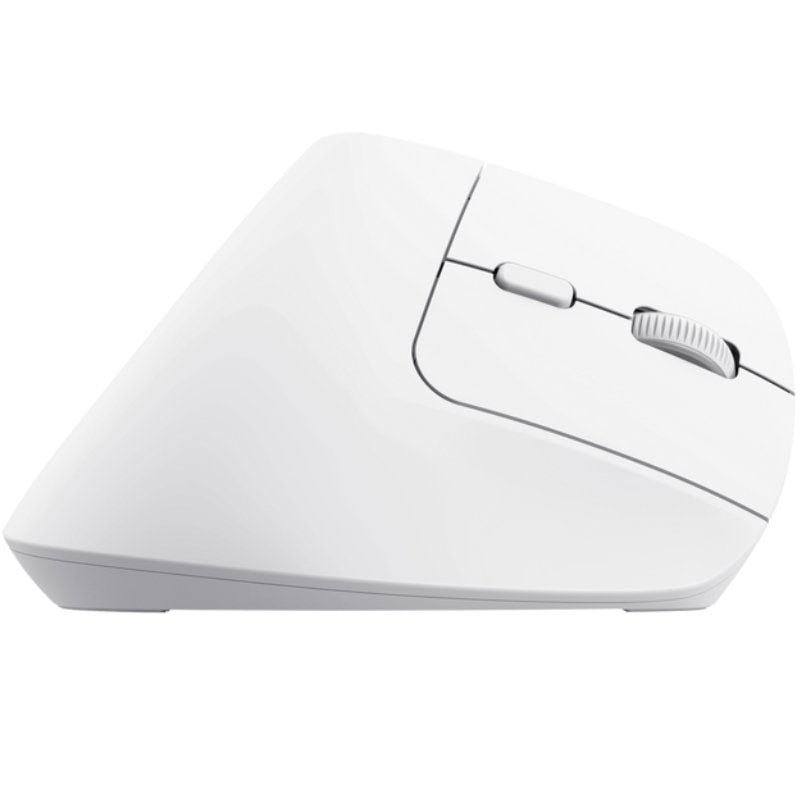 Ratón Vertical Inalámbrico por Bluetooth Trust Bayo+/ Batería Recargable/ Hasta 2400 DPI/ Blanco - изображение 4