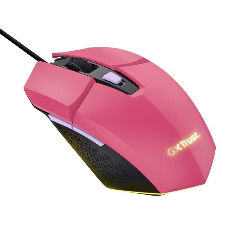 Ratón Gaming Trust Gaming GXT 109 Felox/ Hasta 6400 DPI/ Rosa - изображение 2