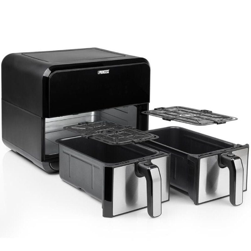 Freidora por Aire Airfryer / Sin Aceite Princess Double Basket Airfryer 182074/ 2400W/ Capacidad 8L - изображение 3