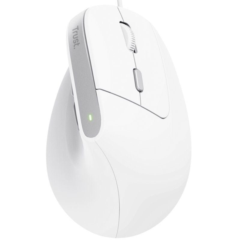 Ratón Vertical Trust Bayo II/ Hasta 2400 DPI/ Blanco - изображение 2