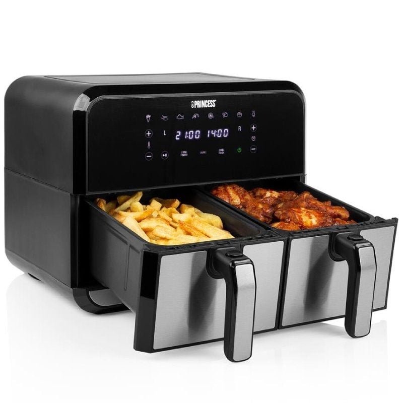 Freidora por Aire Airfryer / Sin Aceite Princess Double Basket Airfryer 182074/ 2400W/ Capacidad 8L - изображение 2