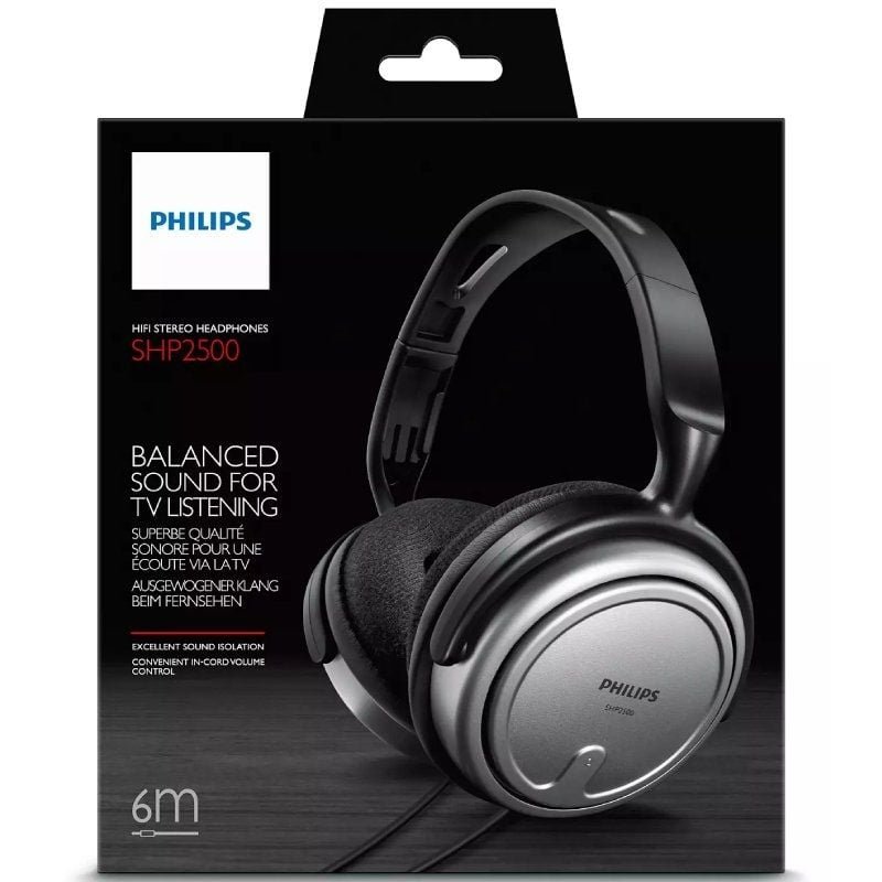 Auriculares Philips SHP2500/10/ Jack 3.5/ Grises - изображение 4