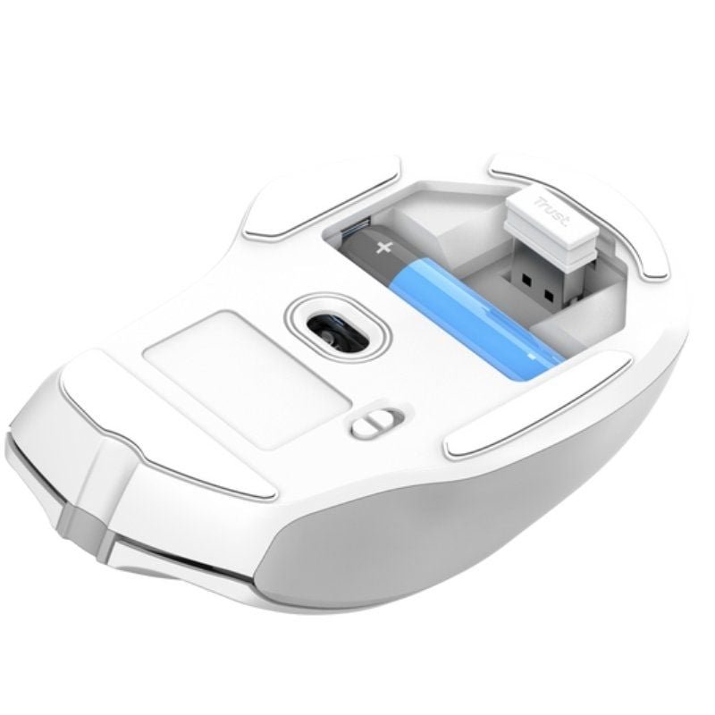 Ratón Inalámbrico Trust Nito Silent/ Hasta 2200 DPI/ Blanco - изображение 4