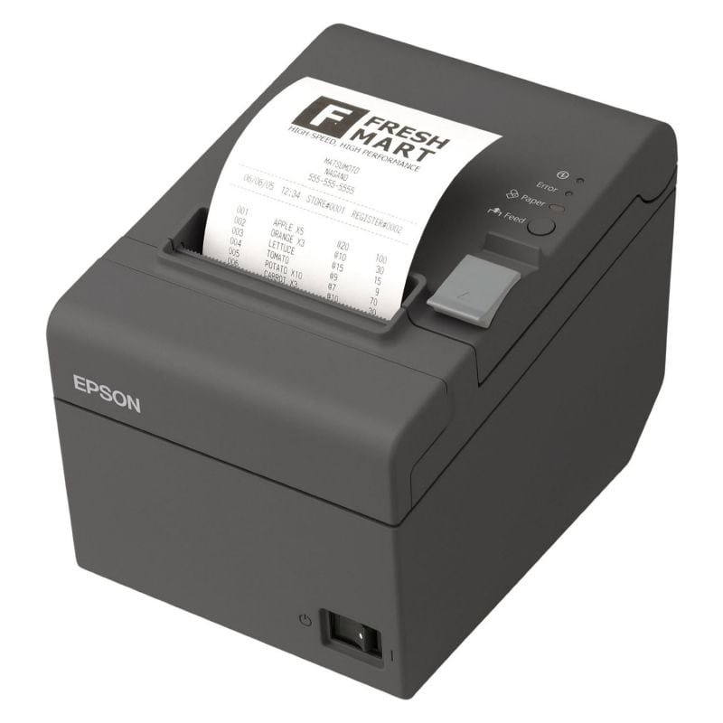 Impresora de Tickets Epson TM-T20III/ Térmica/ Ancho papel 80mm/ USB-RS232/ Negra - изображение 2