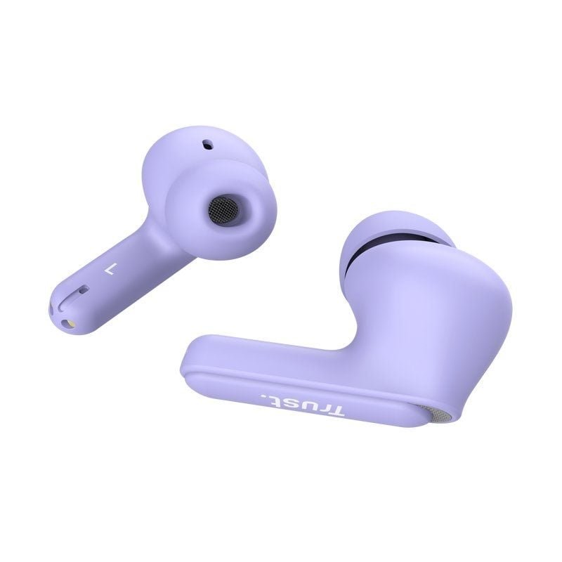 Auriculares Bluetooth Trust Yavi ENC con estuche de carga/ Morados - изображение 2