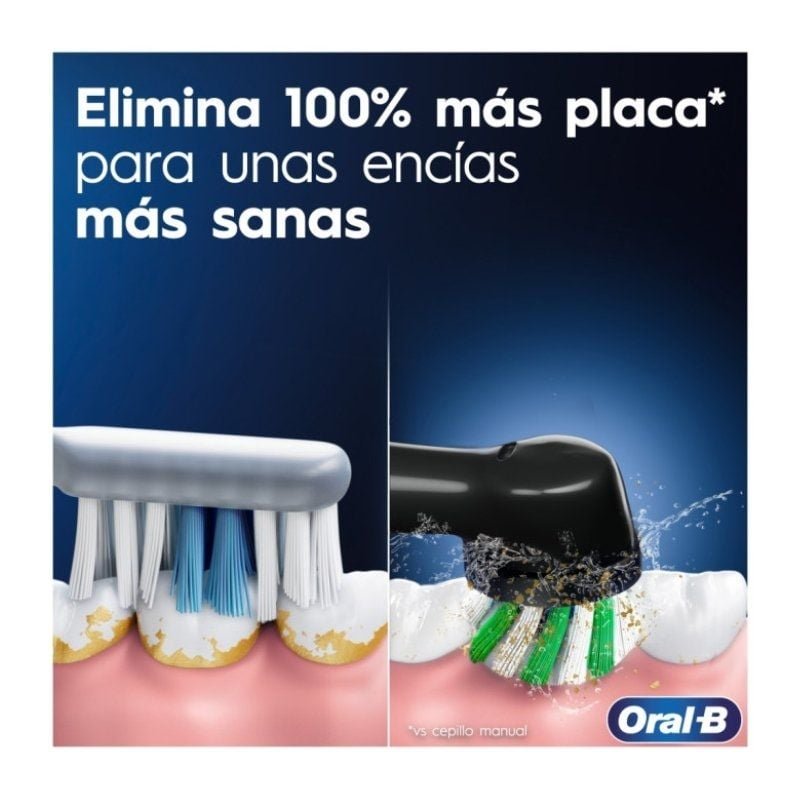 Cepillo Dental Braun Oral-B Series Pro 3 3000/ Incluye 4 Recambios/ Negro - изображение 3