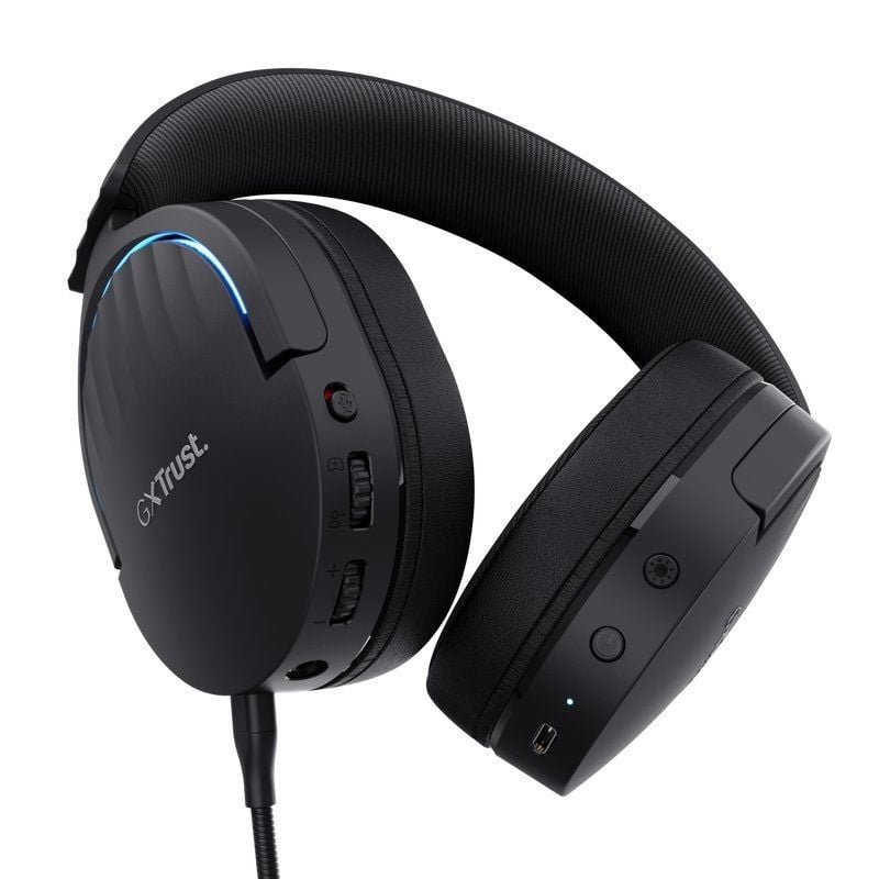 Auriculares Gaming Inalámbricos con Micrófono Trust Gaming GXT 491 Fayzo/ Bluetooth/ Jack 3.5/ Negros - изображение 3