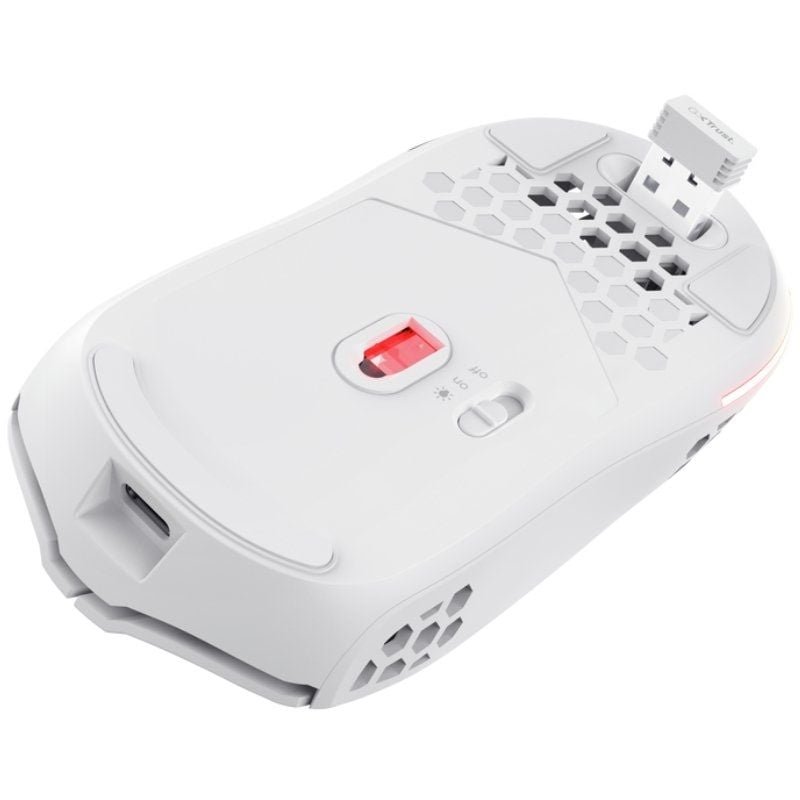 Ratón Gaming Inalámbrico Trust Gaming GXT 929 Helox/ Batería recargable/ Hasta 4800 DPI/ Blanco - изображение 4