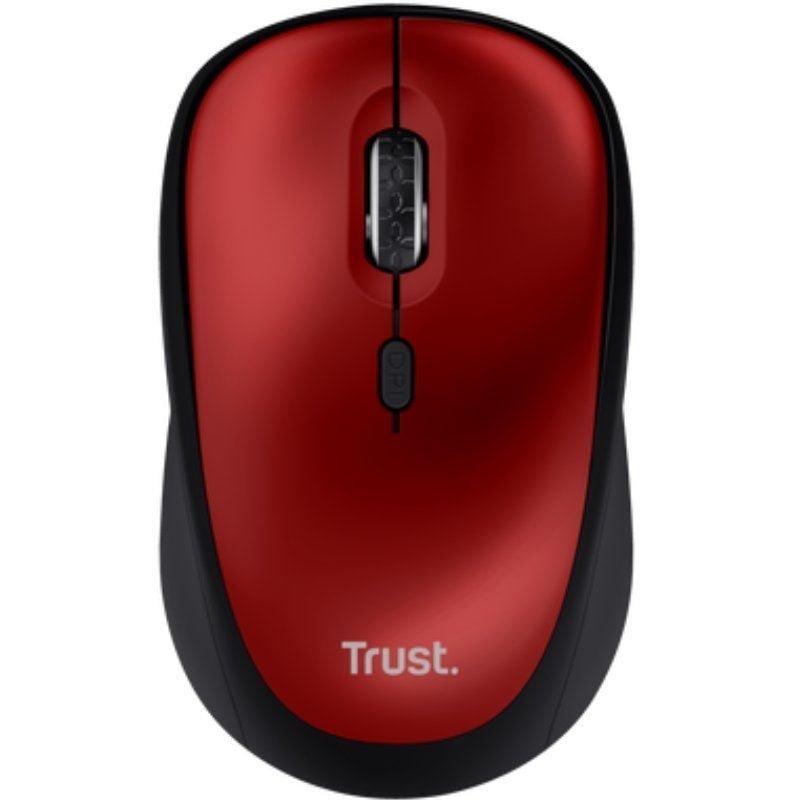 Ratón Mini Inalámbrico Trust Yvi+ Silent/ Hasta 1600 DPI/ Rojo - изображение 2