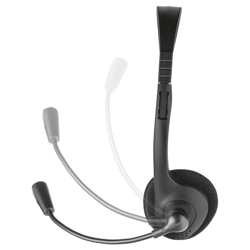 Auriculares Trust Primo Chat/ con Micrófono/ Jack 3.5/ Negros - изображение 3