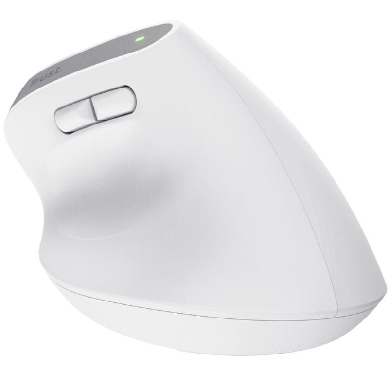 Ratón Vertical Inalámbrico por Bluetooth Trust Bayo+/ Batería Recargable/ Hasta 2400 DPI/ Blanco - изображение 5