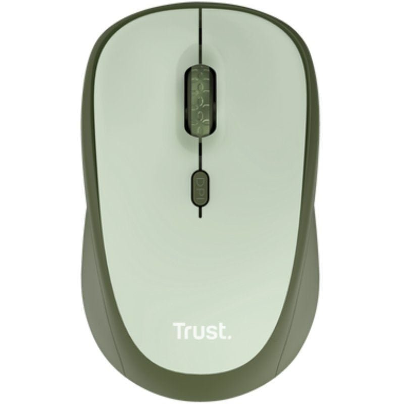Ratón Mini Inalámbrico Trust Yvi+ Silent/ Hasta 1600 DPI/ Verde - изображение 2