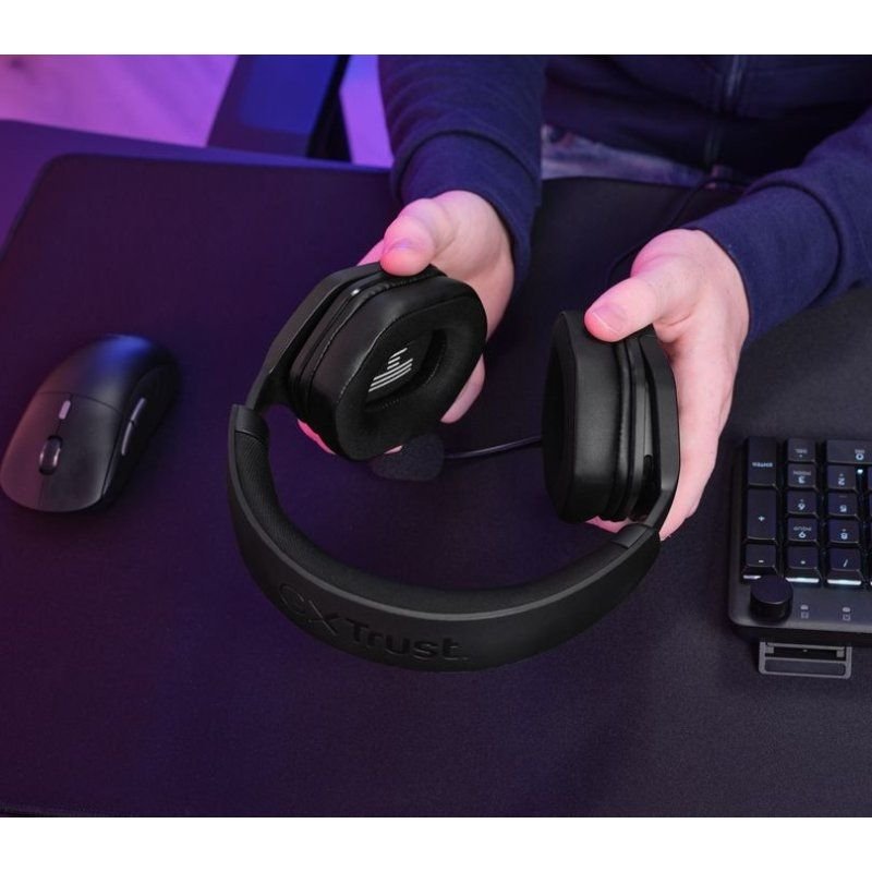 Auriculares Gaming con Micrófono Trust Gaming GXT 492 Carus/ Jack 3.5/ Negros - изображение 2