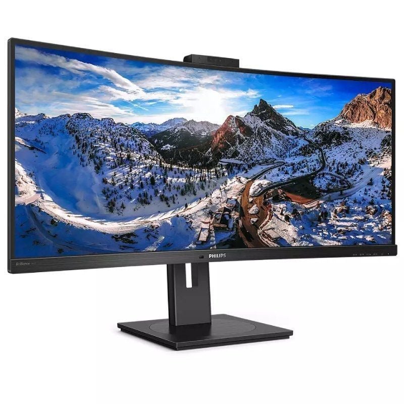 Monitor Profesional Ultrapanorámico Curvo Philips 346P1CRH 34"/ WQHD/ Webcam/ Multimedia/ Regulable en altura/ Negro - изображение 2