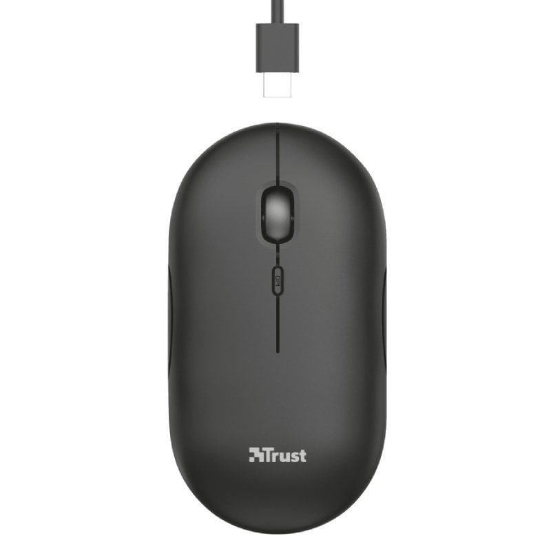Ratón Inalámbrico por Bluetooth Trust Puck/ Batería recargable/ Hasta 1600 DPI - изображение 3