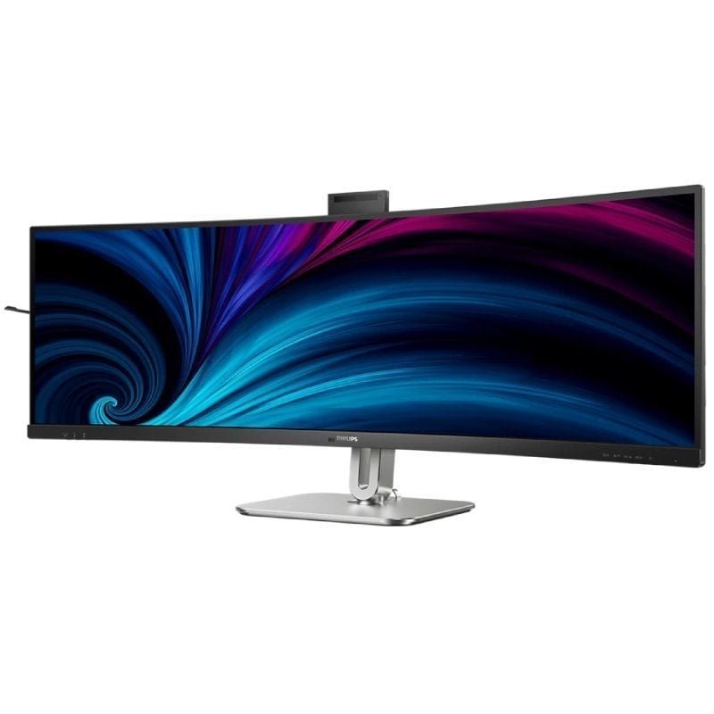 Monitor Profesional Ultraparonámico Curvo Philips 49B2U6903CH 48.8"/ Dual QHD/ Multimedia/ Regulable en altura/ Webcam/ Negro - изображение 3