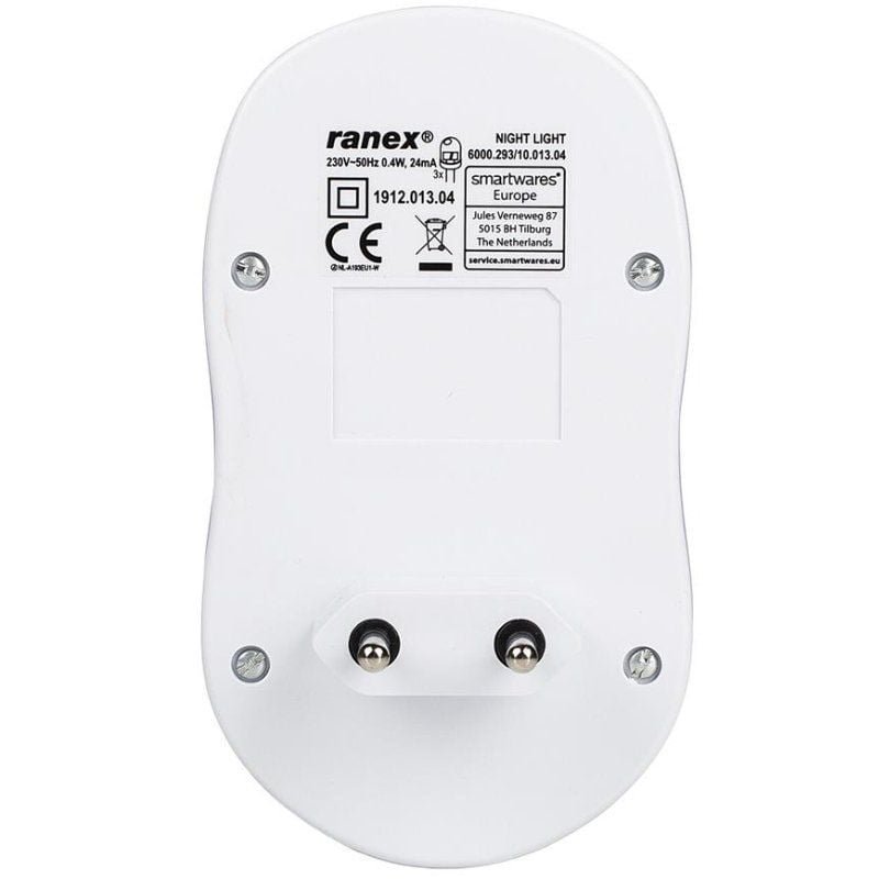 Luz de Noche con Sensor de Movimiento Smartwares 10.013.04/ 0.4W/ Blanca - изображение 3