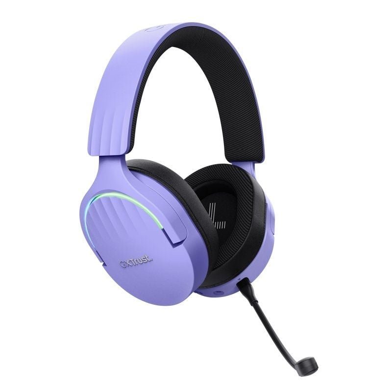 Auriculares Gaming Inalámbricos con Micrófono Trust Gaming GXT 491 Fayzo/ Bluetooth/ Jack 3.5/ Morados - изображение 4