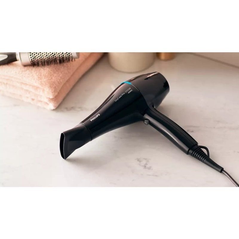 Secador Philips Drycare Pro BHD272/ 2100W/ Iónico/ Negro y Verde lago - изображение 5