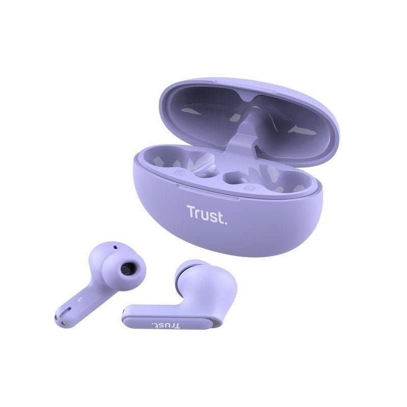Auriculares Bluetooth Trust Yavi ENC con estuche de carga/ Morados - изображение 3