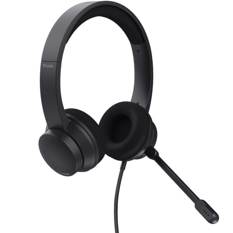 Auriculares Trust HS-260/ con Micrófono/ USB/ Negros - изображение 2