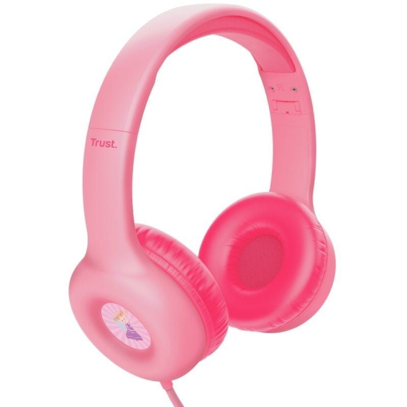Auriculares Infantiles Trust Nouna Kids/ con Micrófono/ Rosas - изображение 2