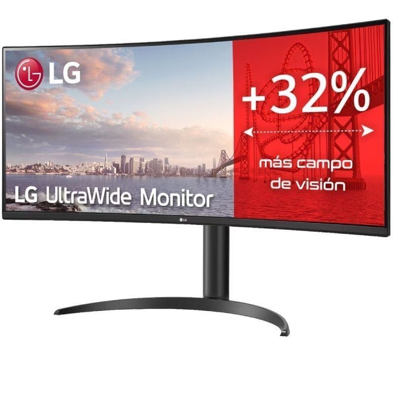 Monitor Profesional Ultrapanorámico Curvo LG UltraWide 34WP75CP-B 34"/ WQHD/ Multimedia/ Regulable en altura/ Negro - изображение 2