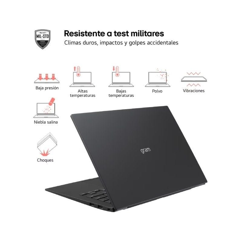 Portátil LG Gram 14Z90S-V.AP55B Intel Core Ultra 5-125H/ 16GB/ 512B SSD/ 14"/ Win11 Pro - изображение 4