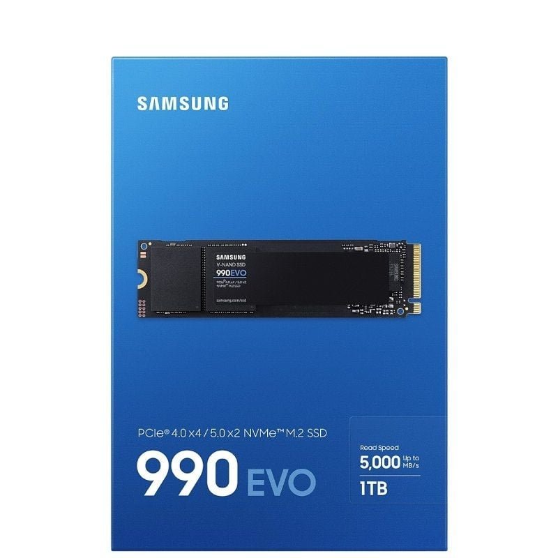 Disco SSD Samsung 990 EVO 1TB/ M.2 2280 PCIe 5.0/ Compatible con PS5 y PC/ Full Capacity - изображение 3