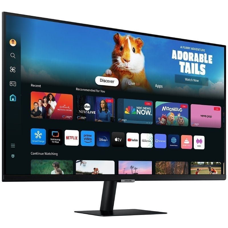 Smart Monitor Samsung M5 S27DM502EU 27"/ Full HD/ Multimedia/ Smart TV/ Negro - изображение 2