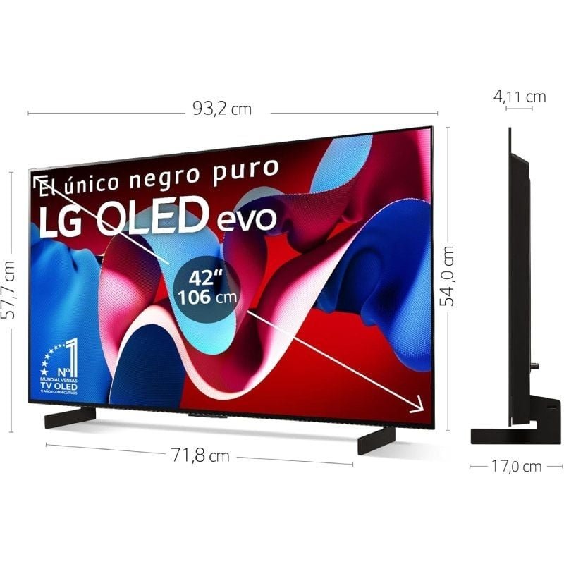 Televisor LG OLED Evo 42C44LA 42"/ Ultra HD 4K/ Smart TV/ WiFi - изображение 4