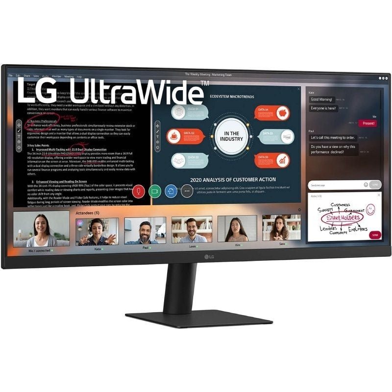 Monitor Profesional Ultrapanorámico LG 29U511A-B 29"/ WFHD/ Negro