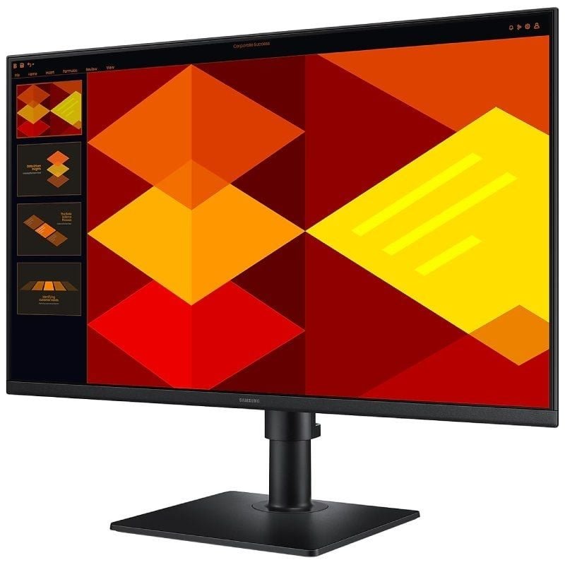 Monitor Profesional Samsung Essential Monitor S4 S24D406GAU/ 24"/ Full HD/ Multimedia/ Regulable en altura/ Negro - изображение 2