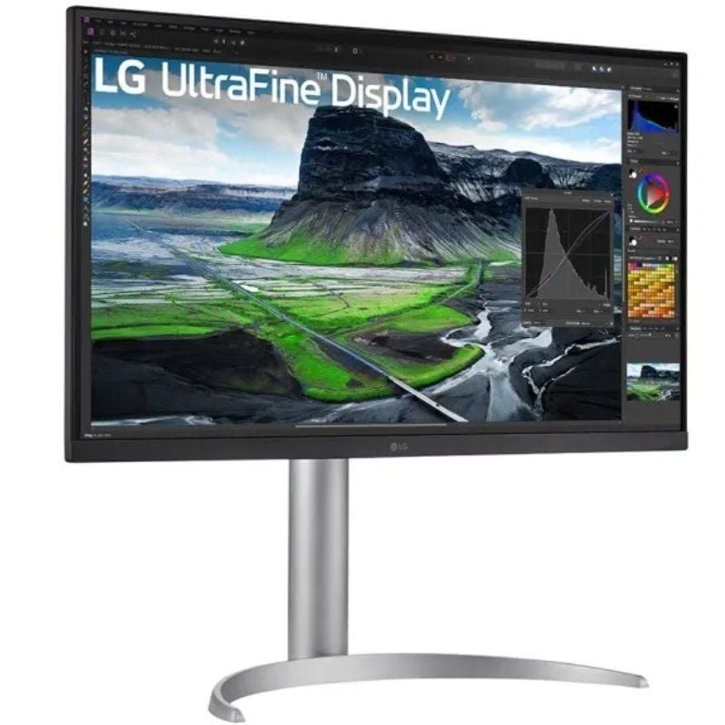 Monitor Profesional LG 27UQ850-W 27"/ 4K/ Multimedia/ Regulable en altura/ Plata - изображение 3