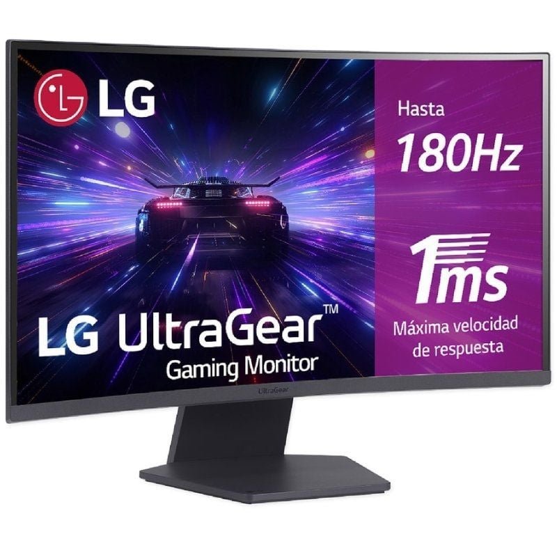 Monitor Gaming Curvo LG UltraGear 27GS60QC-B 27"/ QHD/ 1ms/ 180Hz/ VA/ Negro - изображение 5