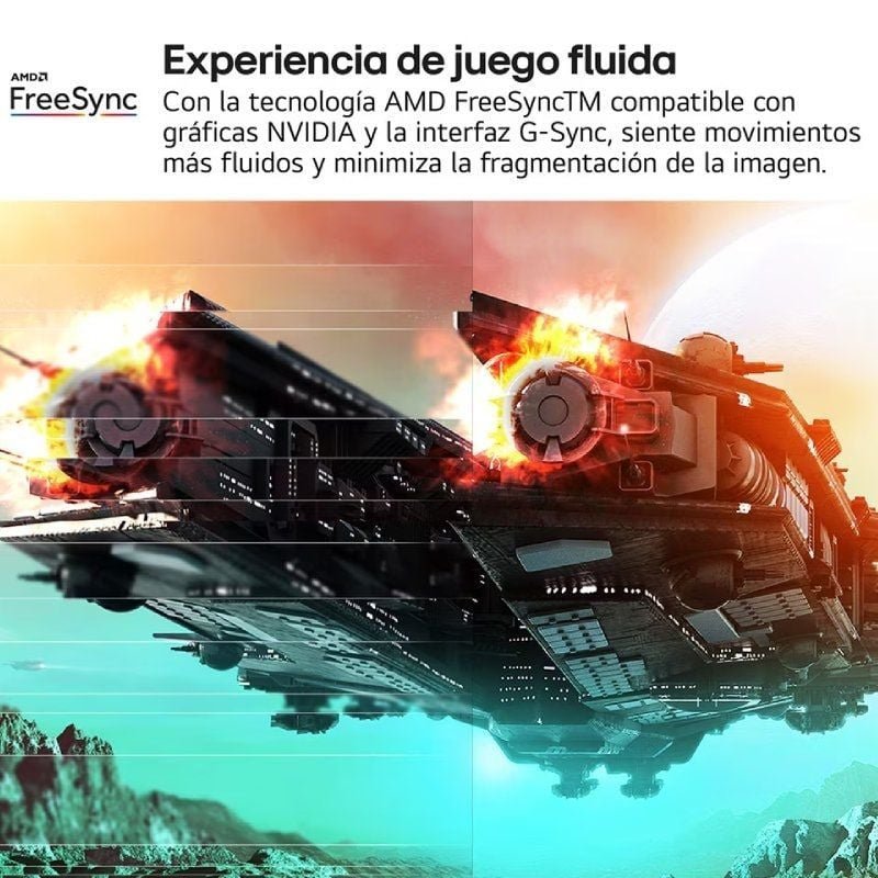 Monitor Gaming LG UltraGear 27GS75Q-B 27"/ QHD/ 1ms/ 200Hz/ IPS/ Regulable en Altura/ Negro