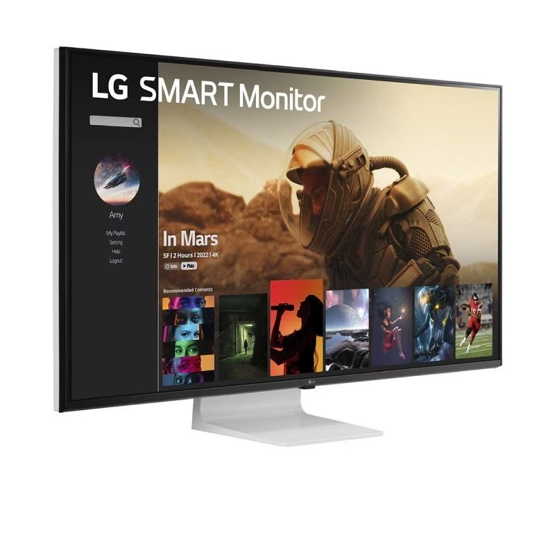 Smart Monitor LG 43SQ700S-W 42.5"/ 4K/ Multimedia/ Smart TV/ Blanco - изображение 3
