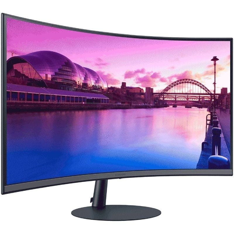 Monitor Profesional Curvo Samsung Essential Monitor S3 S39C S32C390EAU/ 32"/ Full HD/ Multimedia/ Negro - изображение 2