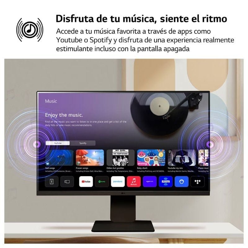 Smart Monitor LG MyView 27SR50F-B 27"/ Full HD/ Multimedia/ Smart TV/ Negro