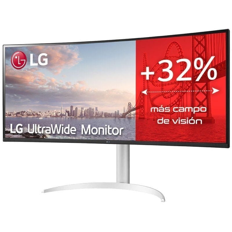 Monitor Profesional Ultrapanorámico LG UltraWide 34WQ650-W 34"/ WFHD/ Multimedia/ Regulable en Altura/ Plata y Blanco - изображение 2