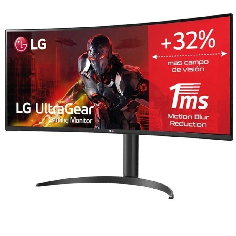 Monitor Gaming Ultrapanorámico Curvo LG UltraGear 34WP65CP-B 34"/ WQHD/ 1ms/ 160Hz/ VA/ Multimedia/ Negro - изображение 4