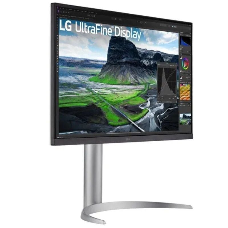 Monitor Profesional LG 27UQ850-W 27"/ 4K/ Multimedia/ Regulable en altura/ Plata - изображение 4