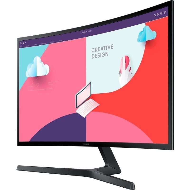 Monitor Profesional Curvo Samsung Essential Monitor S3 S36C S27C366EAU/ 27"/ Full HD/ Negro - изображение 3