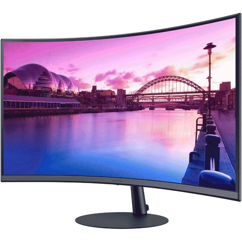 Monitor Profesional Curvo Samsung Essential Monitor S3 S39C S32C390EAU/ 32"/ Full HD/ Multimedia/ Negro - изображение 3