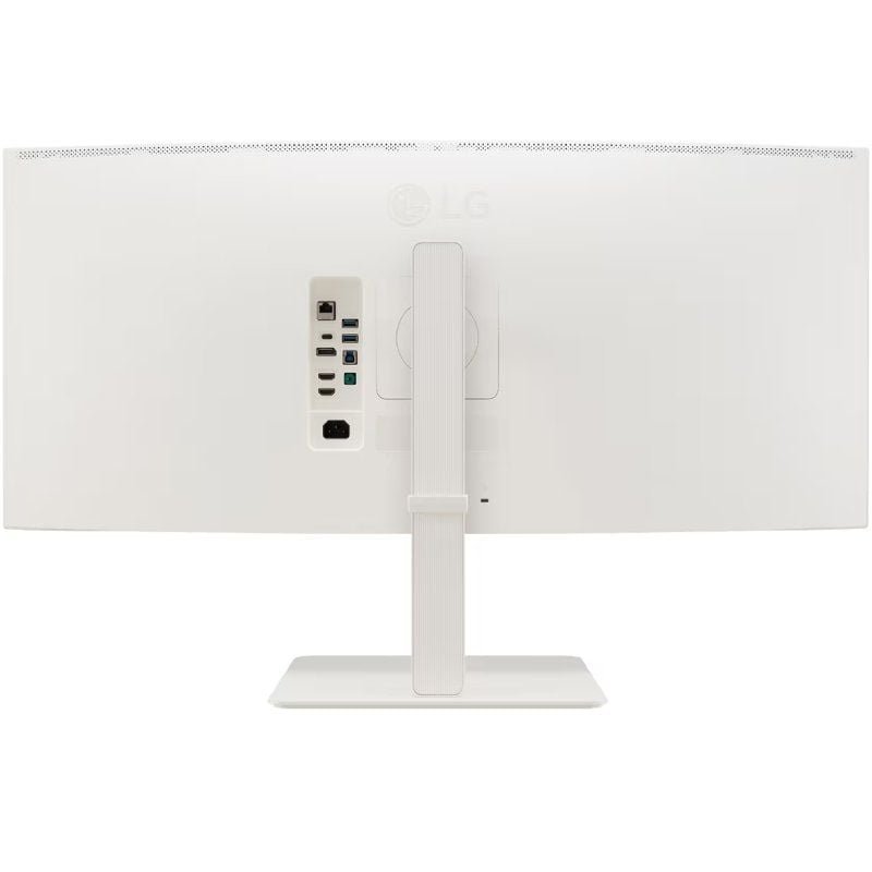 Monitor Profesional Ultrapanorámico Curvo LG 38BR85QC-W 38"/ WQHD+/ Multimedia/ Regulable en Altura/ Blanco