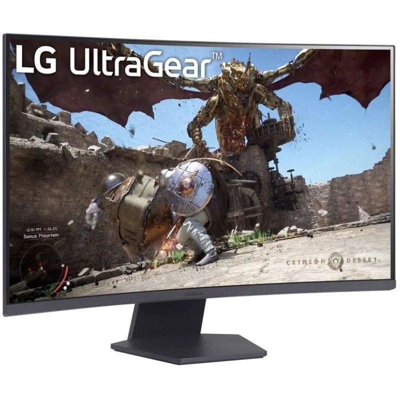 Monitor Gaming Curvo LG UltraGear 27GS60QC-B 27"/ QHD/ 1ms/ 180Hz/ VA/ Negro - изображение 2