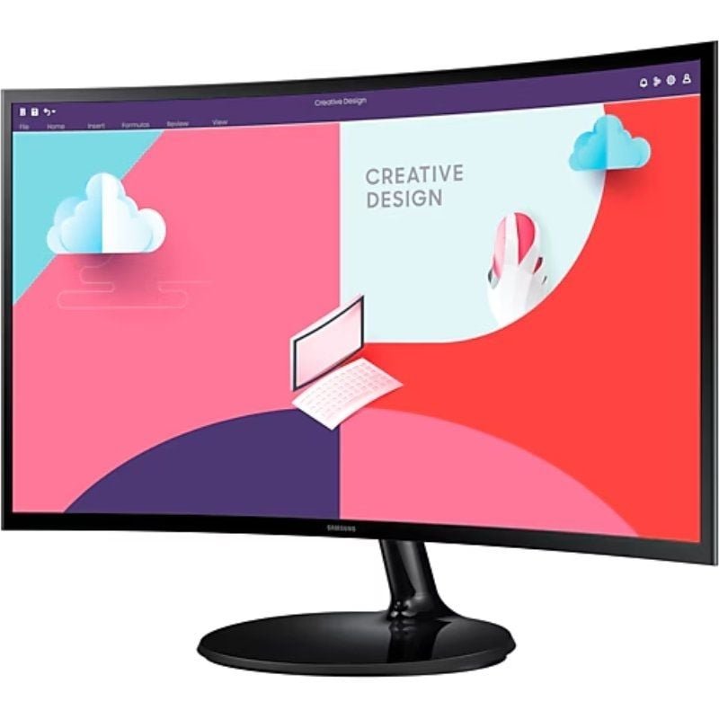 Monitor Curvo Samsung Essential Monitor S36C S27C364EAU/ 27"/ Full HD/ Negro - изображение 3